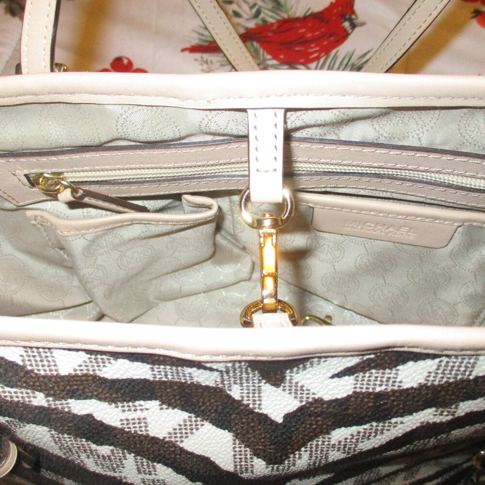 Authentic Michael Kors Zebra Print Purse - image 8